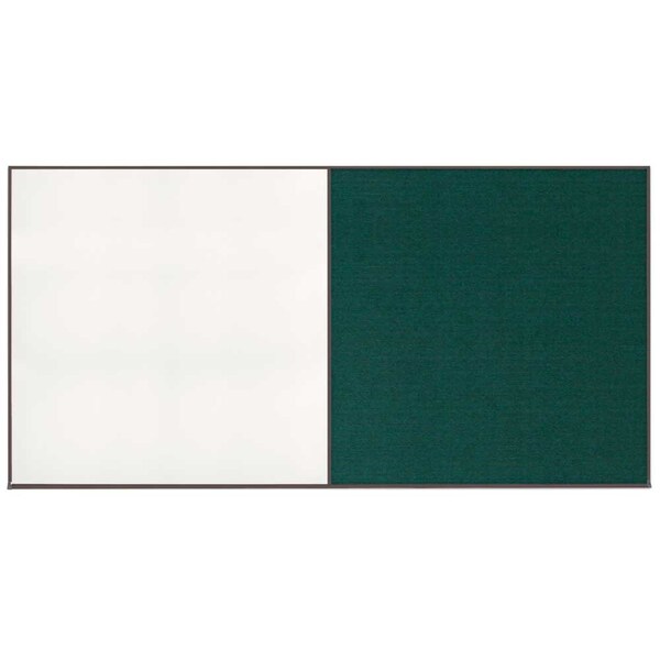 Enclosed Corkboard, 1 Door, 60"x36", 4" Fra